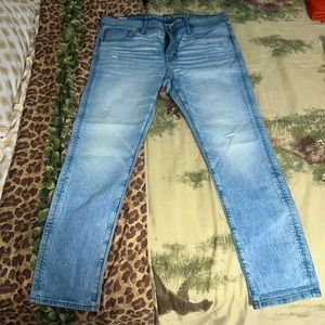 American eagle light blue jeans worn 1x size 34x30